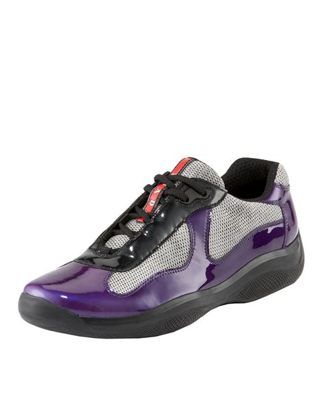 prada purple sneakers|purple prada sneakers men.